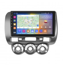 Штатная магнитола Lesko для Honda Jazz I Рестайлинг Manual AC 2005-2008 экран 9" 2/32Gb CarPlay 4G Wi-Fi GPS Prime