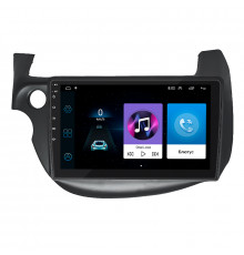 Штатная магнитола Lesko для Honda Jazz II Рестайлинг 2011-2014 экран 10" 1/16Gb Wi-Fi GPS Base