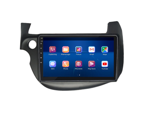 Штатная магнитола Lesko для Honda Jazz II Рестайлинг 2011-2014 экран 10" 6/128Gb 4G Wi-Fi GPS Top