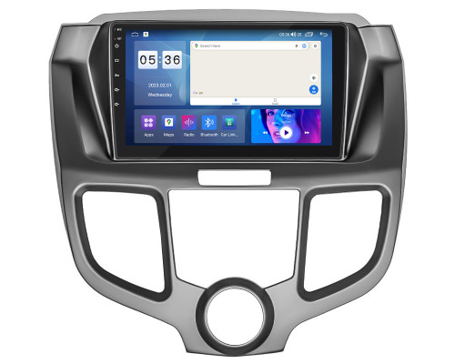 Штатная магнитола Lesko для Honda Odyssey III 2003-2008 экран 10" 4/64Gb CarPlay 4G Wi-Fi GPS Prime