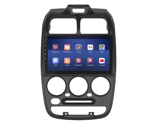 Штатная магнитола Lesko для Hyundai Accent II 1999-2012 экран 9" 2/32Gb 4G Wi-Fi GPS Top
