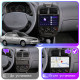 Штатная магнитола Lesko для Hyundai Accent II 1999-2012 экран 9" 2/32Gb 4G Wi-Fi GPS Top