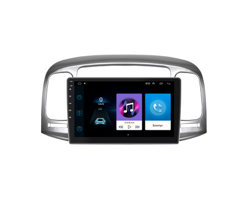 Штатная магнитола Lesko для Hyundai Accent III 2006-2011 экран 9" 1/16Gb Wi-Fi GPS Base