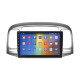 Штатная магнитола Lesko для Hyundai Accent III 2006-2011 экран 9" 4/64Gb CarPlay 4G Wi-Fi GPS Prime