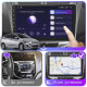 Штатная магнитола Lesko для Hyundai Accent IV 2010-2017 экран 10" 4/32Gb 4G Wi-Fi GPS Top