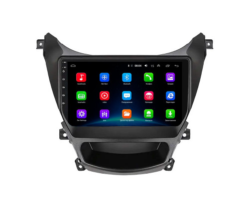 Штатная магнитола Lesko для Hyundai Avante V 2010-2015 экран 9" 2/32Gb Wi-Fi GPS Base
