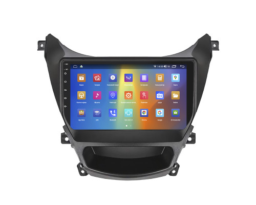Штатная магнитола Lesko для Hyundai Avante V 2010-2015 экран 9" 2/32Gb CarPlay 4G Wi-Fi GPS Prime