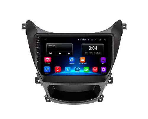 Штатная магнитола Lesko для Hyundai Avante V ver 2 2010-2015 экран 9" 2/32Gb Wi-Fi GPS Base