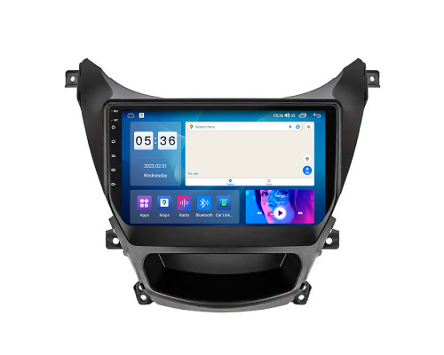 Штатная магнитола Lesko для Hyundai Avante V ver 2 2010-2015 экран 9" 2/32Gb CarPlay 4G Wi-Fi GPS Prime