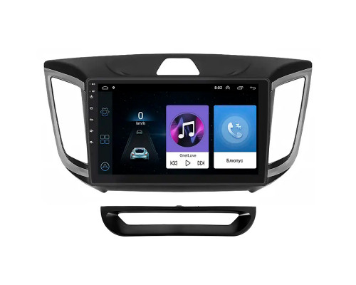 Штатная магнитола Lesko для Hyundai Creta I 2016-2020 экран 10" 1/16Gb Wi-Fi GPS Base