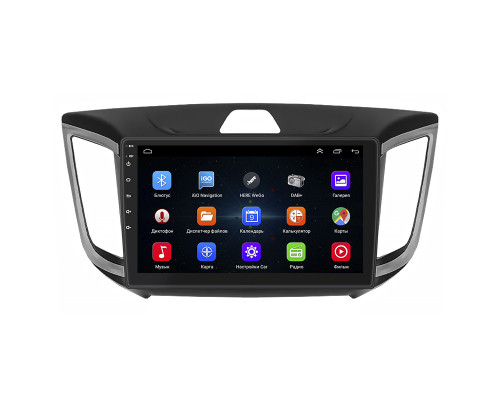 Штатная магнитола Lesko для Hyundai Creta I 2016-2020 экран 10" 1/16Gb Wi-Fi GPS Base