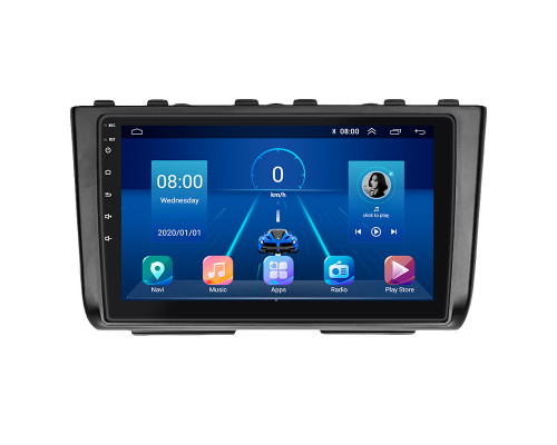 Штатная магнитола Lesko для Hyundai Creta I Рестайлинг 2020-2021 экран 9" 6/128Gb 4G Wi-Fi GPS Top
