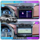 Штатная магнитола Lesko для Hyundai Creta I Рестайлинг 2020-2021 экран 9" 6/128Gb 4G Wi-Fi GPS Top