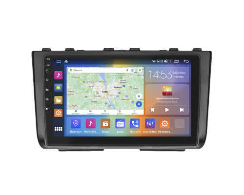 Штатная магнитола Lesko для Hyundai Creta II 2021-н.в. экран 9" 2/32Gb CarPlay 4G Wi-Fi GPS Prime