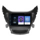 Штатная магнитола Lesko для Hyundai Elantra V (MD) 2010-2014 экран 9" 1/16Gb Wi-Fi GPS Base