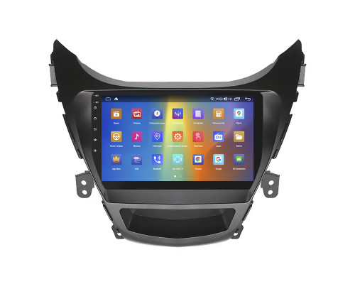 Штатная магнитола Lesko для Hyundai Elantra V (MD) 2010-2014 экран 9" 2/32Gb CarPlay 4G Wi-Fi GPS Prime