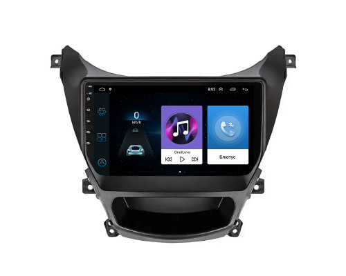 Штатная магнитола Lesko для Hyundai Elantra V (MD) Рестайлинг ver 2 2013-2016 экран 9" 1/16Gb Wi-Fi GPS Base
