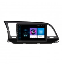 Штатная магнитола Lesko для Hyundai Elantra VI (AD) Рестайлинг 2018-2020 экран 9" 1/16Gb Wi-Fi GPS Base