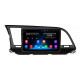 Штатная магнитола Lesko для Hyundai Elantra VI (AD) Рестайлинг 2018-2020 экран 9" 2/32Gb Wi-Fi GPS Base