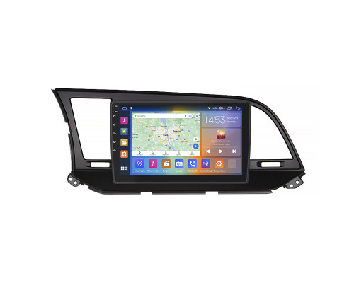 Штатная магнитола Lesko для Hyundai Elantra VI (AD) Рестайлинг 2018-2020 экран 9" 4/64Gb CarPlay 4G Wi-Fi GPS Prime