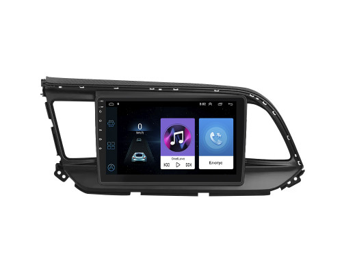 Штатная магнитола Lesko для Hyundai Elantra VI (AD) Рестайлинг ver 2 2018-2020 экран 9" 1/16Gb Wi-Fi GPS Base