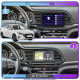Штатная магнитола Lesko для Hyundai Elantra VI (AD) Рестайлинг ver 2 2018-2020 экран 9" 1/16Gb Wi-Fi GPS Base