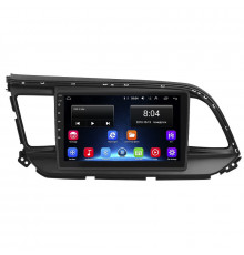 Штатная магнитола Lesko для Hyundai Elantra VI (AD) Рестайлинг ver 2 2018-2020 экран 9" 2/32Gb Wi-Fi GPS Base