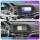 Штатная магнитола Lesko для Hyundai Elantra VI (AD) Рестайлинг ver 2 2018-2020 экран 9" 2/32Gb 4G Wi-Fi GPS Top