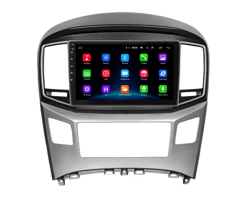 Штатная магнитола Lesko для Hyundai Grand Starex I Рестайлинг 2 2017-2021 экран 9" 2/32Gb Wi-Fi GPS Base