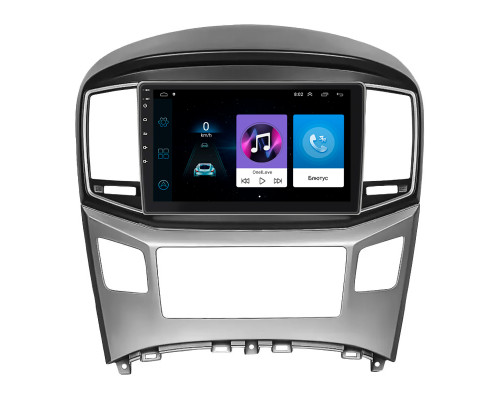 Штатная магнитола Lesko для Hyundai Grand Starex I Рестайлинг 2015-2018 экран 9" 1/16Gb Wi-Fi GPS Base
