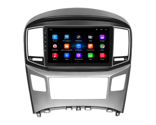 Штатная магнитола Lesko для Hyundai Grand Starex I Рестайлинг 2015-2018 экран 9" 1/16Gb Wi-Fi GPS Base