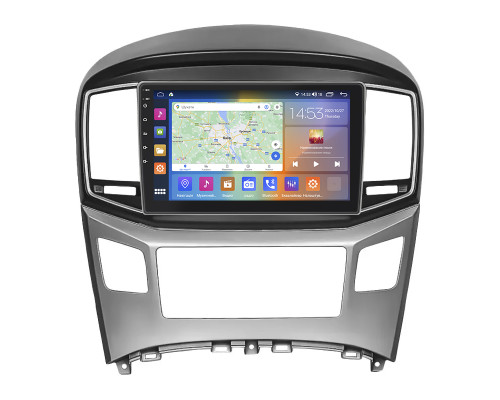 Штатная магнитола Lesko для Hyundai Grand Starex I Рестайлинг 2015-2018 экран 9" 4/64Gb CarPlay 4G Wi-Fi GPS Prime