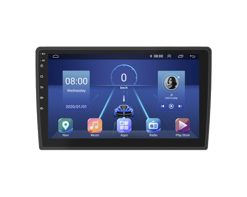 Штатная магнитола Lesko для Hyundai Grandeur IV Рестайлинг 2009-2011 экран 9" 6/128Gb 4G Wi-Fi GPS Top