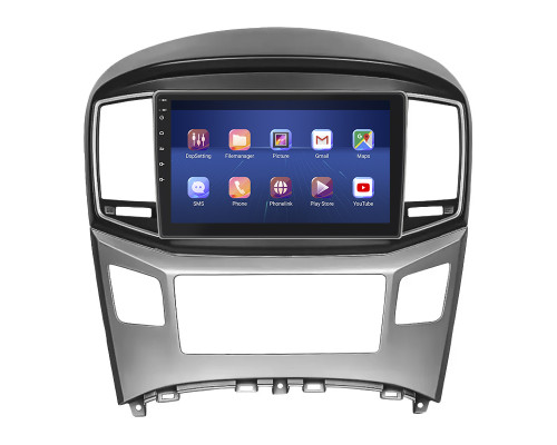 Штатная магнитола Lesko для Hyundai H-1 II Рестайлинг 2 2017-н.в. экран 9" 6/128Gb 4G Wi-Fi GPS Top