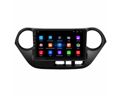 Штатная магнитола Lesko для Hyundai i10 II 2013-2016 экран 9" 2/32Gb Wi-Fi GPS Base