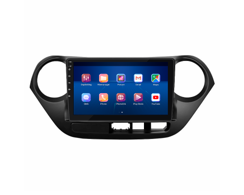 Штатная магнитола Lesko для Hyundai i10 II 2013-2016 экран 9" 6/128Gb 4G Wi-Fi GPS Top