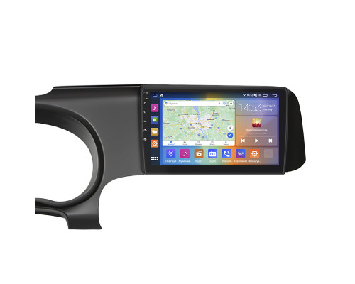 Штатная магнитола Lesko для Hyundai i10 III 2019-н.в. экран 9" 4/64Gb CarPlay 4G Wi-Fi GPS Prime