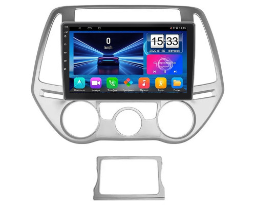 Штатная магнитола Lesko для Hyundai i20 I Рестайлинг 2012-2014 экран 9" 2/32Gb Wi-Fi GPS Base