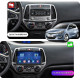 Штатная магнитола Lesko для Hyundai i20 I Рестайлинг 2012-2014 экран 9" 2/32Gb Wi-Fi GPS Base