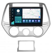 Штатная магнитола Lesko для Hyundai i20 I Рестайлинг 2012-2014 экран 9" 4/64Gb 4G Wi-Fi GPS Top