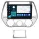 Штатная магнитола Lesko для Hyundai i20 I Рестайлинг 2012-2014 экран 9" 6/128Gb 4G Wi-Fi GPS Top