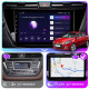 Штатная магнитола Lesko для Hyundai i20 II 2014-2018 экран 9" 4/64Gb CarPlay 4G Wi-Fi GPS Prime