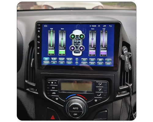 Штатная магнитола Lesko для Hyundai i30 I Рестайлинг 2010-2012 экран 9" 2/32Gb Wi-Fi GPS Base