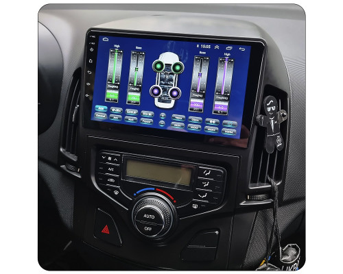 Штатная магнитола Lesko для Hyundai i30 I Рестайлинг 2010-2012 экран 9" 2/32Gb Wi-Fi GPS Base