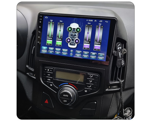Штатная магнитола Lesko для Hyundai i30 I Рестайлинг 2010-2012 экран 9" 2/32Gb CarPlay 4G Wi-Fi GPS Prime