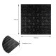 3D панель самоклеюча 700х770х5мм цегла Чорний (019-5) SW-00000151