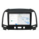Штатная магнитола Lesko для Hyundai Santa Fe II Рестайлинг 2009-2012 экран 9" 2/32Gb Wi-Fi GPS Base