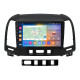 Штатная магнитола Lesko для Hyundai Santa Fe II Рестайлинг 2009-2012 экран 9" 2/32Gb CarPlay 4G Wi-Fi GPS Prime