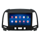 Штатная магнитола Lesko для Hyundai Santa Fe II Рестайлинг 2009-2012 экран 9" 6/128Gb 4G Wi-Fi GPS Top