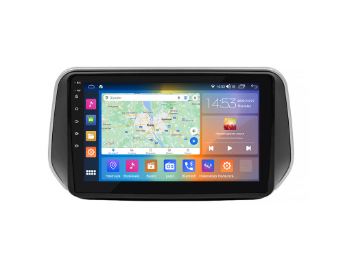 Штатная магнитола Lesko для Hyundai Santa Fe IV 2018-2021 экран 10" 4/64Gb CarPlay 4G Wi-Fi GPS Prime